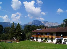 Gästehaus Schmuckenhof, hotel v destinaci Marktschellenberg