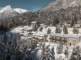 Hotel Garni Isarlodge Wiesenhof, hotel s parkováním v destinaci Scharnitz