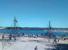 Les terrasse du rody, vue mer .