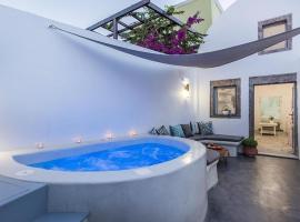 Angels Villa Santorini: Megalokhori şehrinde bir tatil evi