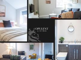 Elegant 1 Bedroom Apartments View & Parking by Opulent, hotel in Sunderland