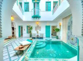 riad paradis blanc、マラケシュのゲストハウス