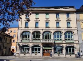 Hotel Pestalozzi Lugano, hotell Luganos