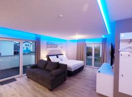 -Neubau- 42 qm Balkon-Apartment, chỗ nghỉ tự nấu nướng ở Fulda