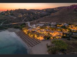 Porto Koundouros Beach and Villas、Koundourosのペット同伴可ホテル