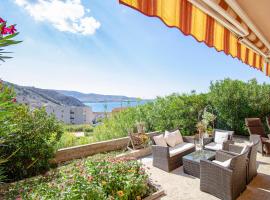 Durdica beautiful garden with fantastic sea and mountain views, hotel in Metajna