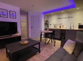 Mille et une nuit, appartement classé 3 étoiles en RDC avec exterieur et parking