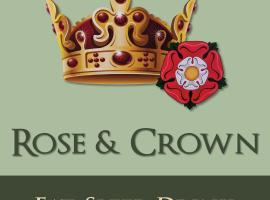 Rose and Crown at Redmarley, отель типа «постель и завтрак» в городе Redmarley DʼAbitot
