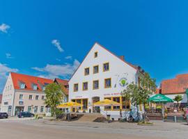 Gasthof Postbräu, hotell med parkering i Siegenburg