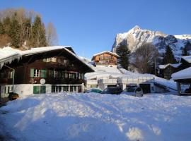 Chalet Engi Apt 1 for up to 8 People: Grindelwald'da bir otel