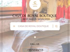 Casa De Royal boutique, hotel in Jaisalmer