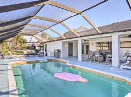 Sun-Soaked Cape Coral Escape with Heated Pool!, heilsulindarhótel í Cape Coral