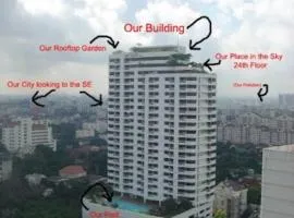 Stunning 24th Fl Terrace Penthouse!