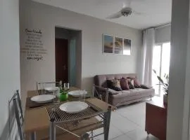 Apto pé na areia em Praia Grande!