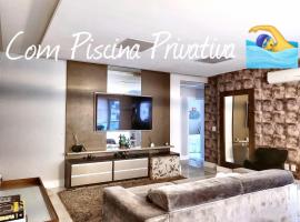 Cobertura Com Piscina Privativa, viešbutis su sūkurinėmis voniomis mieste Balnearjo Kamboriu