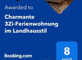 Charmante 3Zi-Ferienwohnung im Landhausstil, ξενοδοχείο σε Kaufbeuren