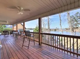 Lakefront Sparta Cottage with Decks and Boat Dock