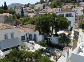 Nefeli Villa、イドラのファミリーホテル