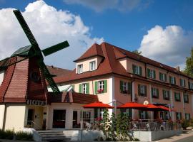 Hotel Restaurant zur Windmühle, hotelli kohteessa Ansbach
