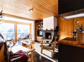 Chalet Lärchenwinkel, Riederalp Golmenegg、リーダーアルプのホテル