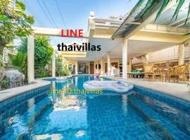 芭提雅walking st 10min,jomtien beach 500m,luxury 8BR villa,SNOOKER,BBQ