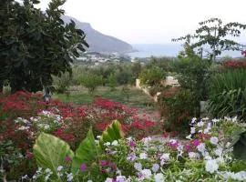 Chrissi's house with garden and sea view