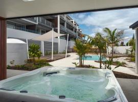 Tahunanui Oceanview Apartment, hotel s jacuzzi v destinaci Nelson