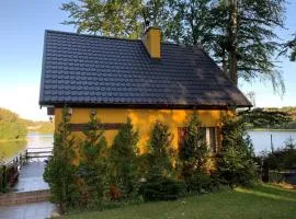 Holiday Home on Lake Marchowo with Terrace