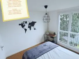 Chambre Monde Tout confort Saint-Marceau