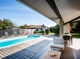 Frenchyhomes☆villapiscine☆8pers☆centrebassin