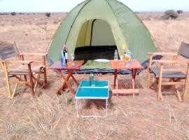 Amanya 2- Twin Pitch Tent with Mt Kili view, cottage in Amboseli