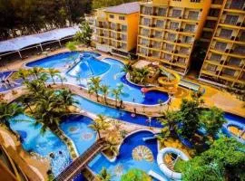 Beach view apartment from balcony