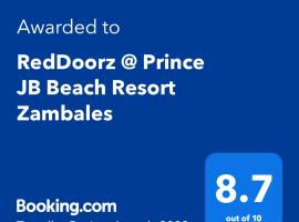 RedDoorz @ Prince JB Beach Resort Zambales, hotel v destinaci San Narciso