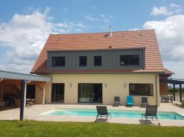 Superbe Maison Jacuzzi+Piscine au cœur des vignes, villa in Pfaffenheim