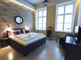 Heritage Home Apartments, camera con cucina a Budapest