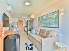 Flat com varanda+2qt no Eco Resort
