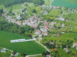 Gîte de la Charrière, loma-asunto kohteessa Montboillon