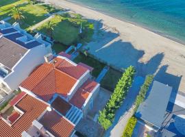Villa Omega - Beachfront, Garden, BBQ, Hotel in Chaniotis