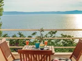 Pet Friendly Apartment In Zivogosce With House Sea View