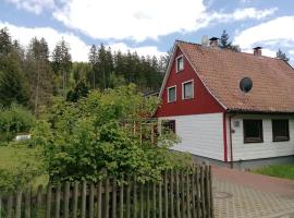 Holiday home close to the river, hotel with parking in Kamschlacken