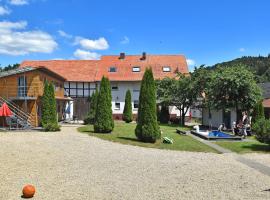Apartment with private terrace in H ddingen, hotel with parking in Bad Wildungen