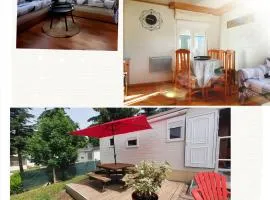 Mobil home dans camping