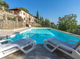 La Bandita - antica casa di campagna toscana con piscina, WIFI e splendida vista, hotell med parkering i Loro Ciuffenna