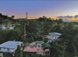 Pancho's Paradise - Rainforest Guesthouse with Pool, Gazebo and View, puhkemajutus sihtkohas Canovanas