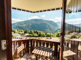 Furnished studio at the foot of the slopes with a balcony & mountains view, apartman Saint-Gervais-les-Bains-ben