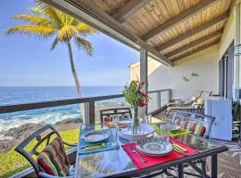 Airy Oceanfront Kailua-Kona Gem with Community Pool