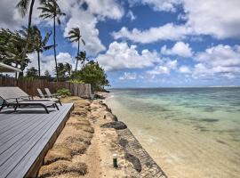 WFH in Paradise Beachfront Hauula Getaway!, beach hotel in Laie