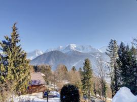 Mont Alt, F2 40m2 en rdc, calme, Vue Mt Blanc, hotel amb aparcament a Passy