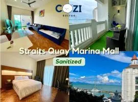 Instagramable Luxury Suites for Couples or Families • Straits Quay Penang • Sea View Balcony • Private Bathtub