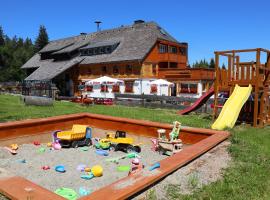 Ferienwohnung Waldrauschen in der Höhenpension Glashütte, apartmen di Bonndorf im Schwarzwald